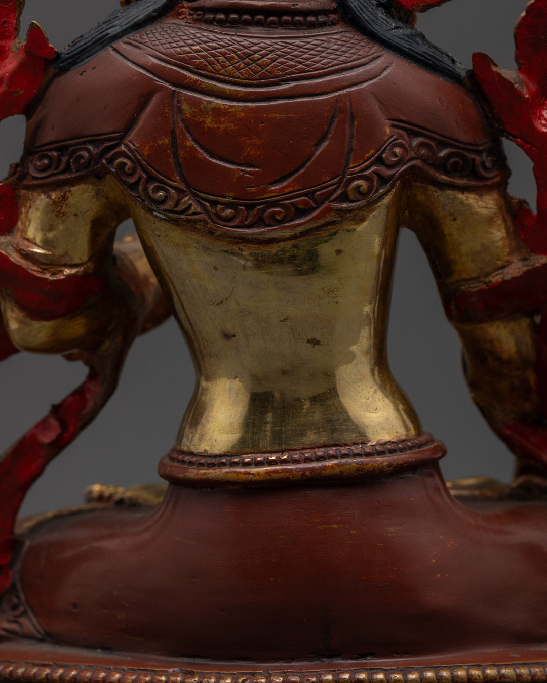 White Tara Bodhisattva of Compassion | Partial Gilded Statue