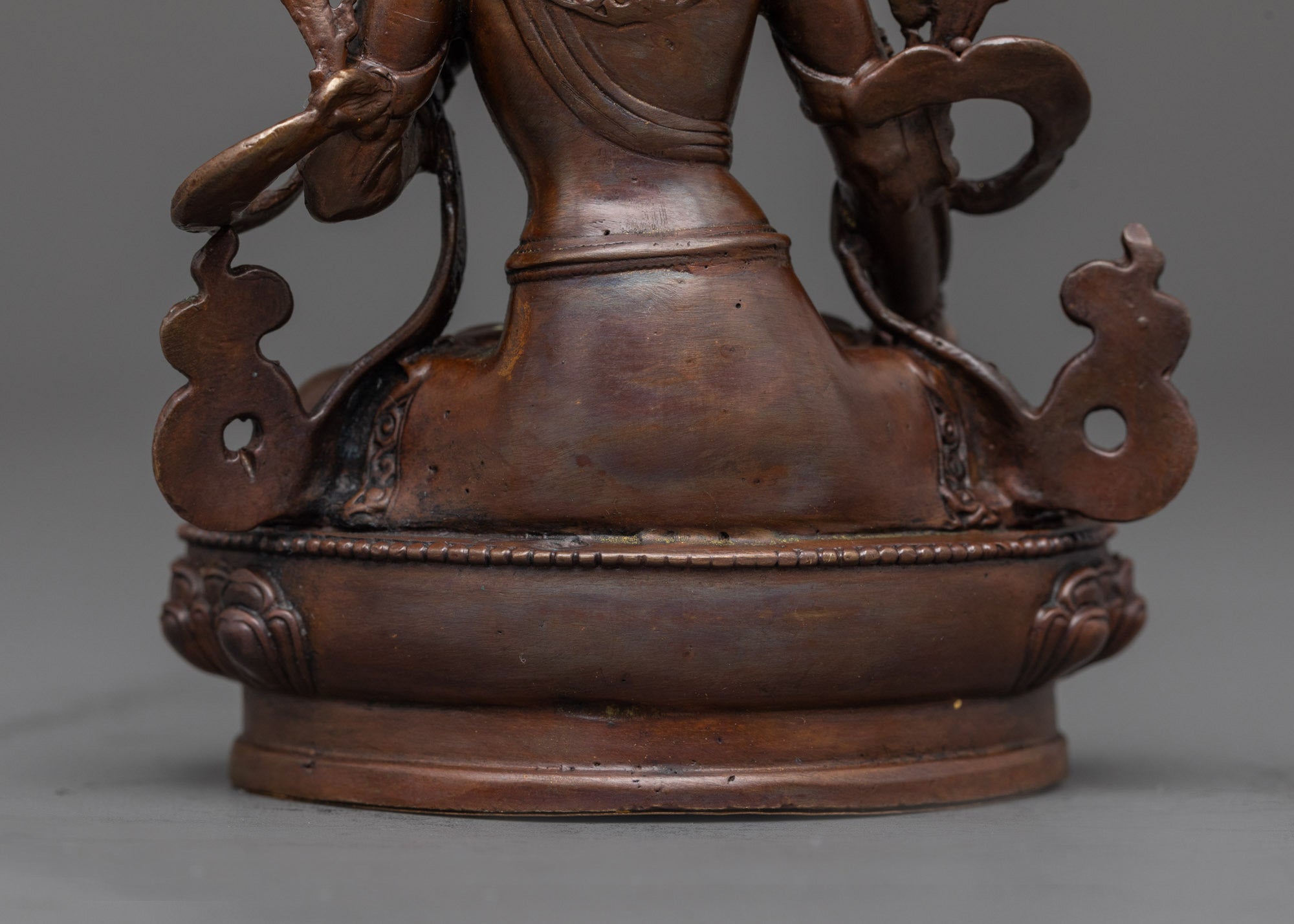 White Tara Statue | High-Precision Oxidized Copper Buddhist Sculpture