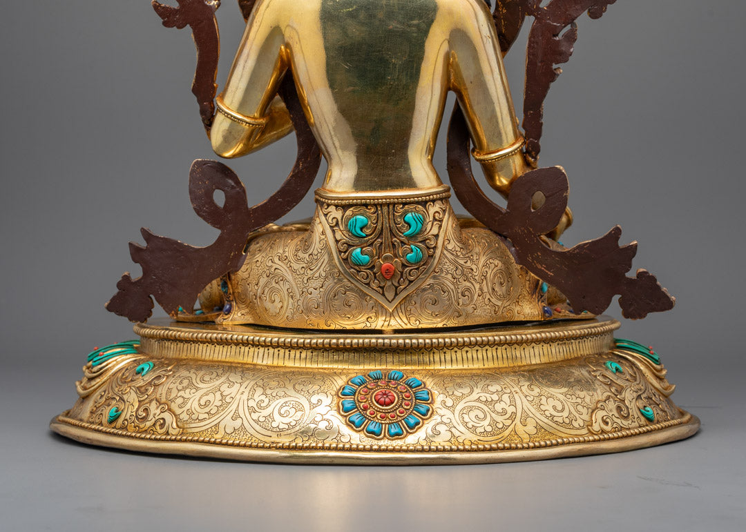 Beautifully Crafted Premium White Tara Statue