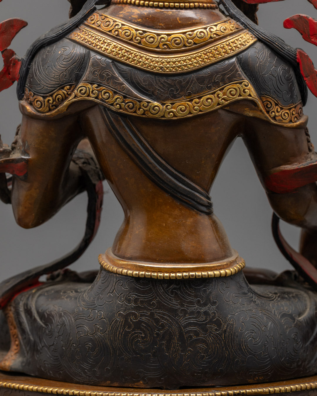 Handmade Oxidized White Tara Sculpture | Tibetan Buddhist Deity