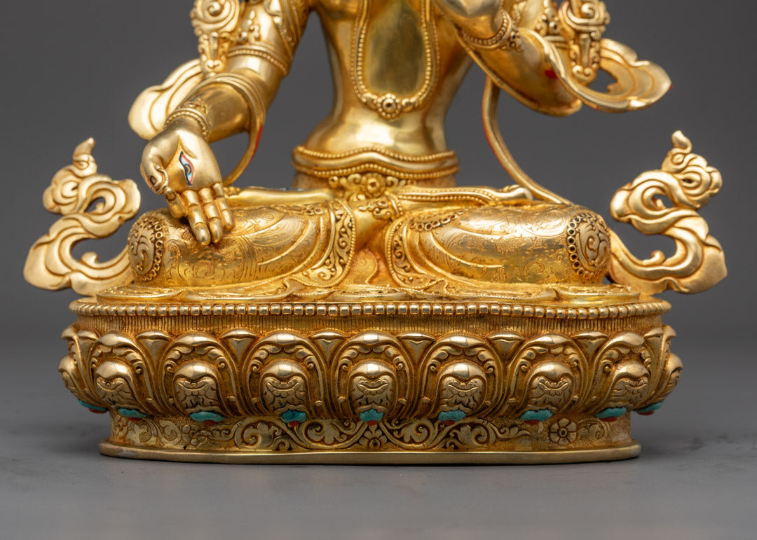 White Tara Statue | Handcrafted Tibetan Buddhist Art