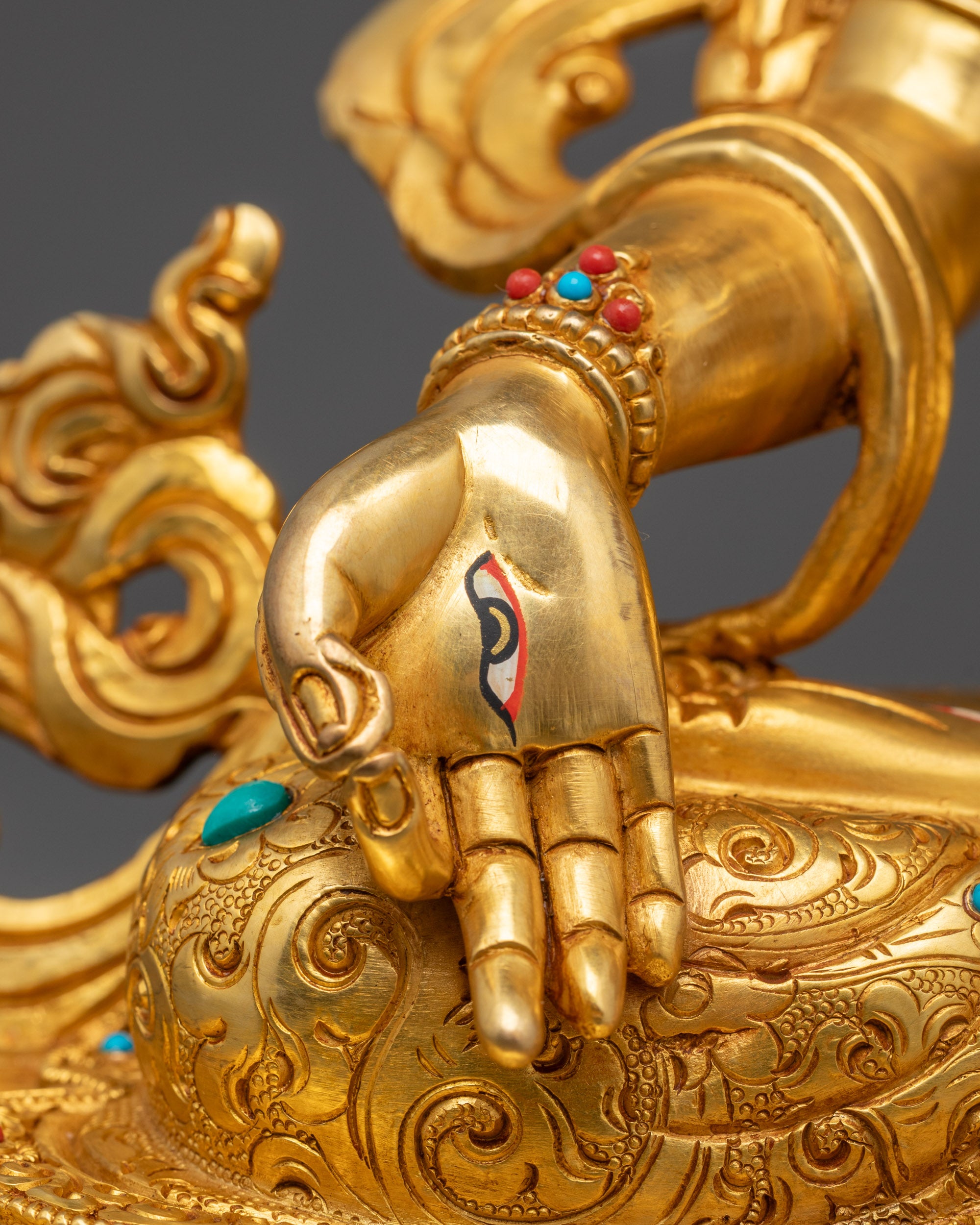 Traditional White Tara Statue | Himalayan Buddhist Sculpture