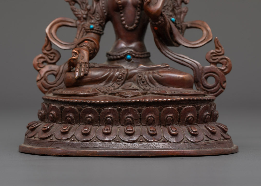 Long Life Deity White Tara Statue