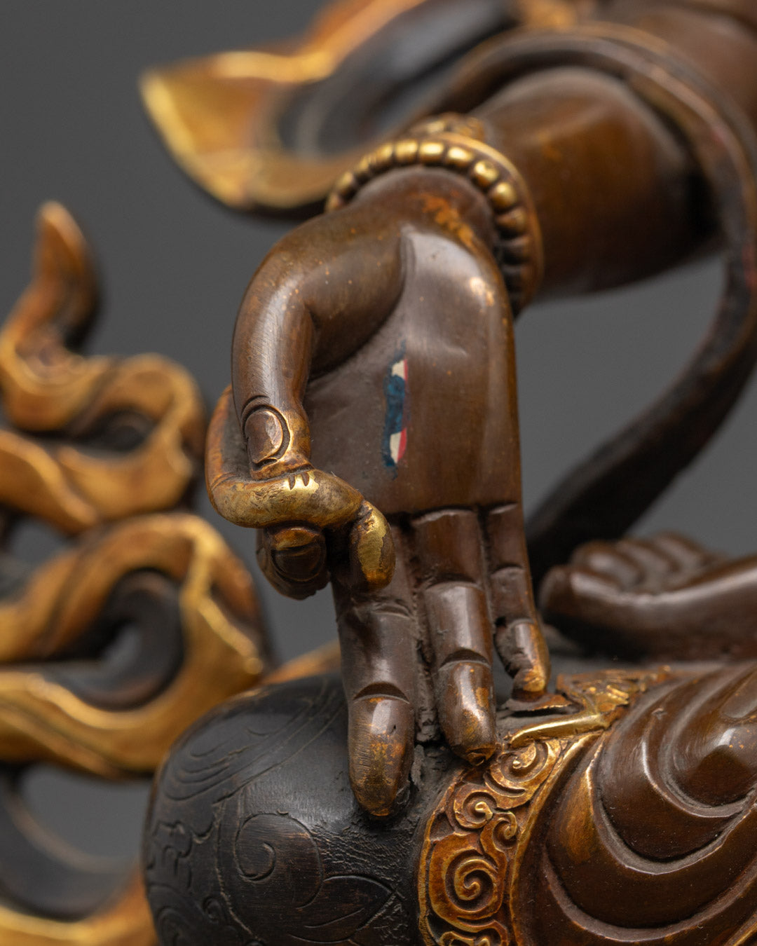 Handmade Oxidized White Tara Sculpture | Tibetan Buddhist Deity