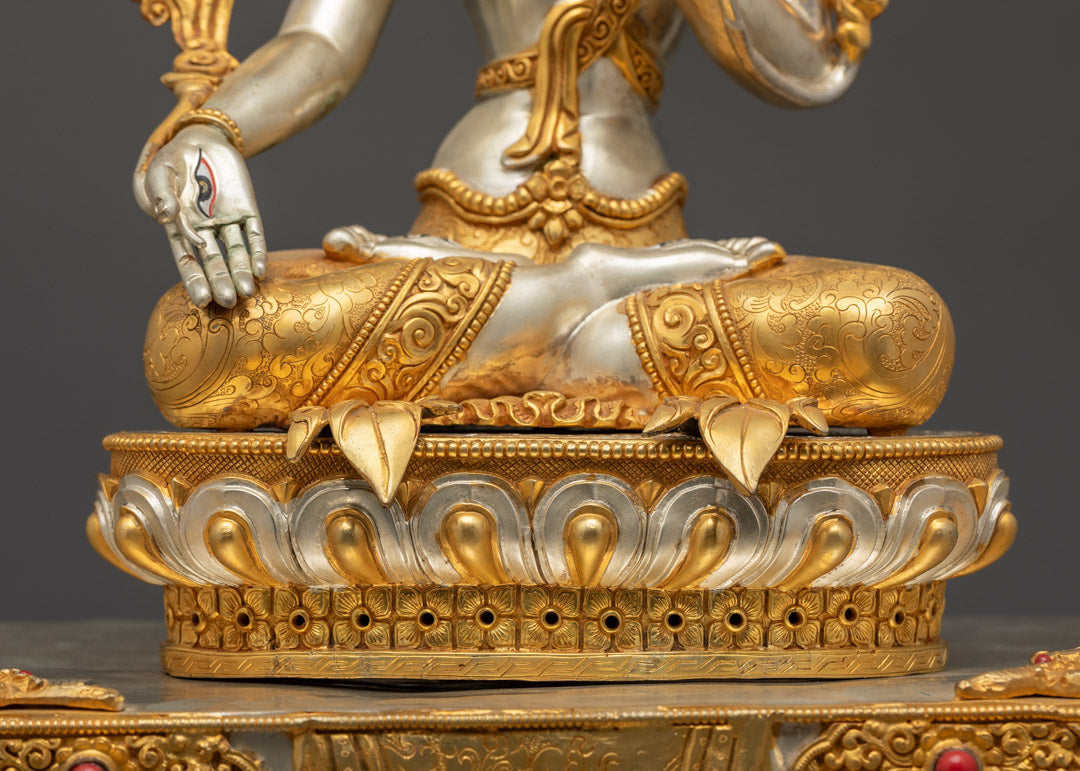 White Tara Statue | Beautifully Crafted Machine-Made Design