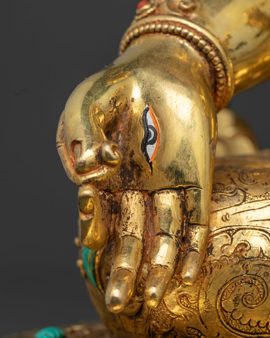 White Tara Statue | Hand-Carved Himalayan Buddhist