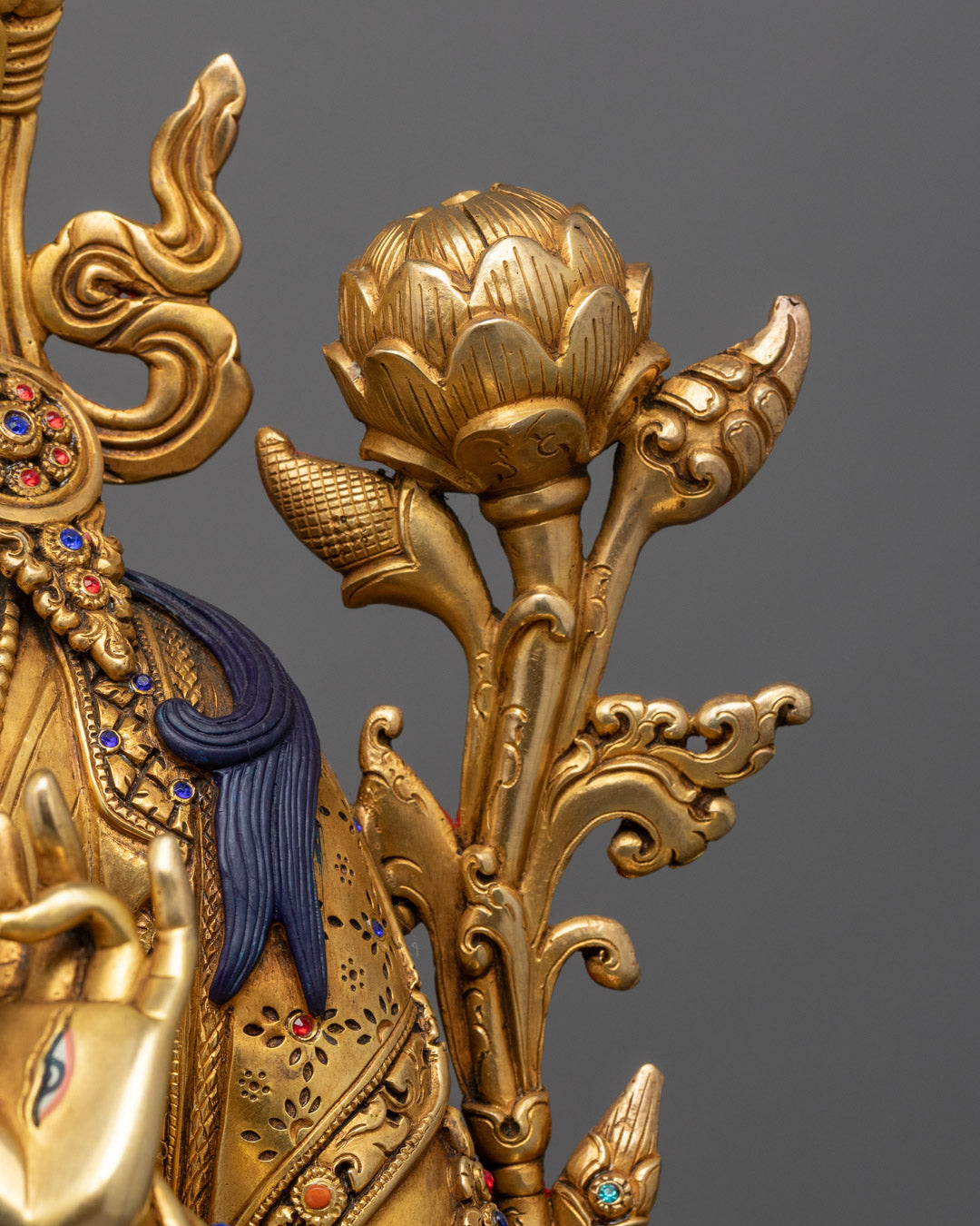 White Tara Statue | Traditional Nepalese Buddhist Art