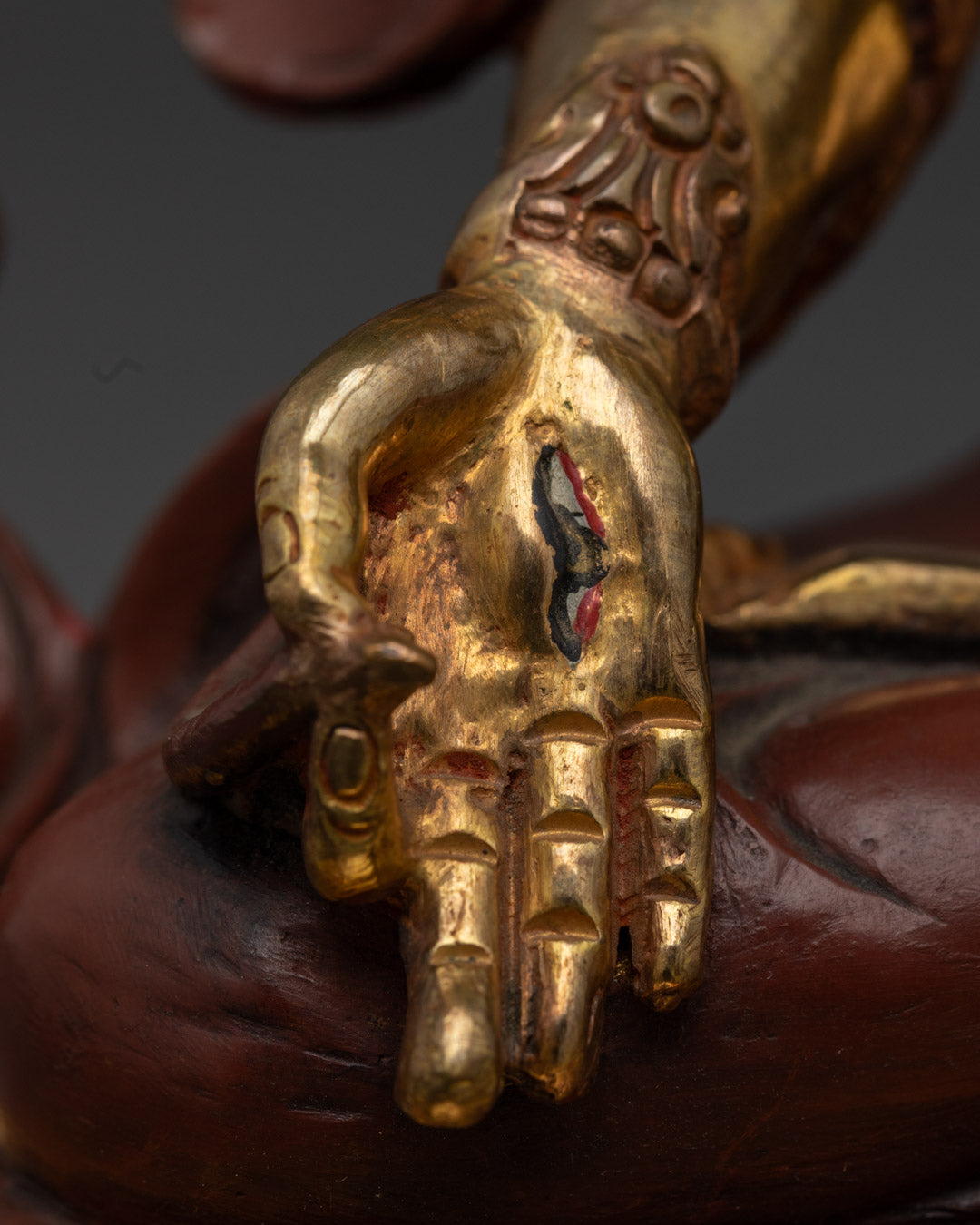 White Tara Bodhisattva of Compassion | Partial Gilded Statue