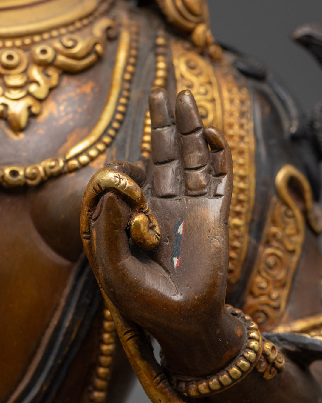 Handmade Oxidized White Tara Sculpture | Tibetan Buddhist Deity