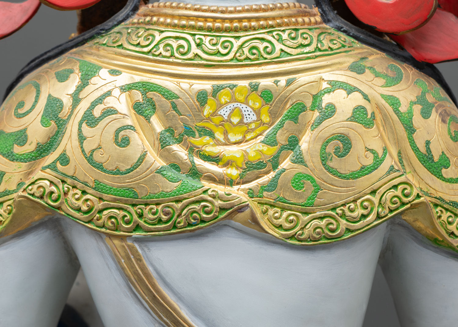 Seven-Eyed White Tara Statue – Longevity & Protection
