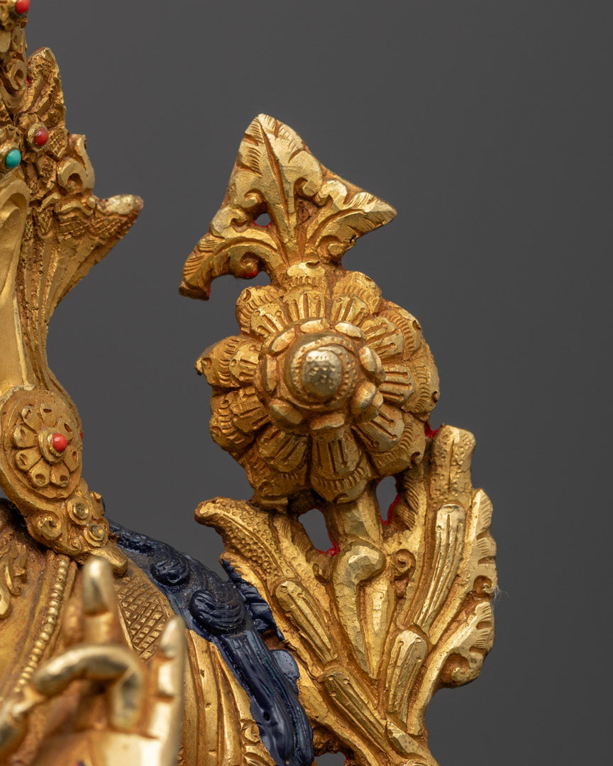 Buddhist White Tara Statue: Handcrafted Art from Nepal