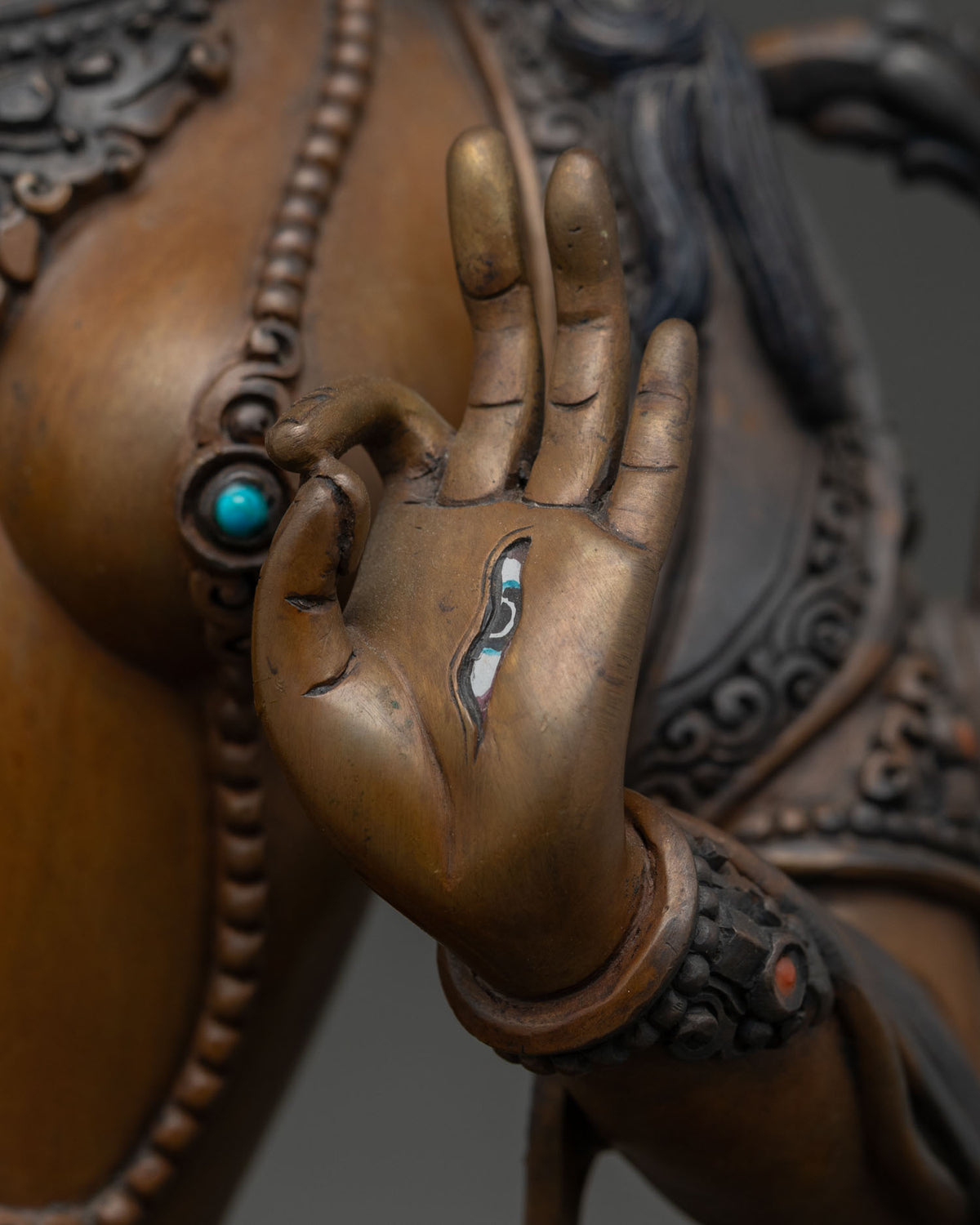 White Tara Statue | Nepalese Buddhist Compassion Deity