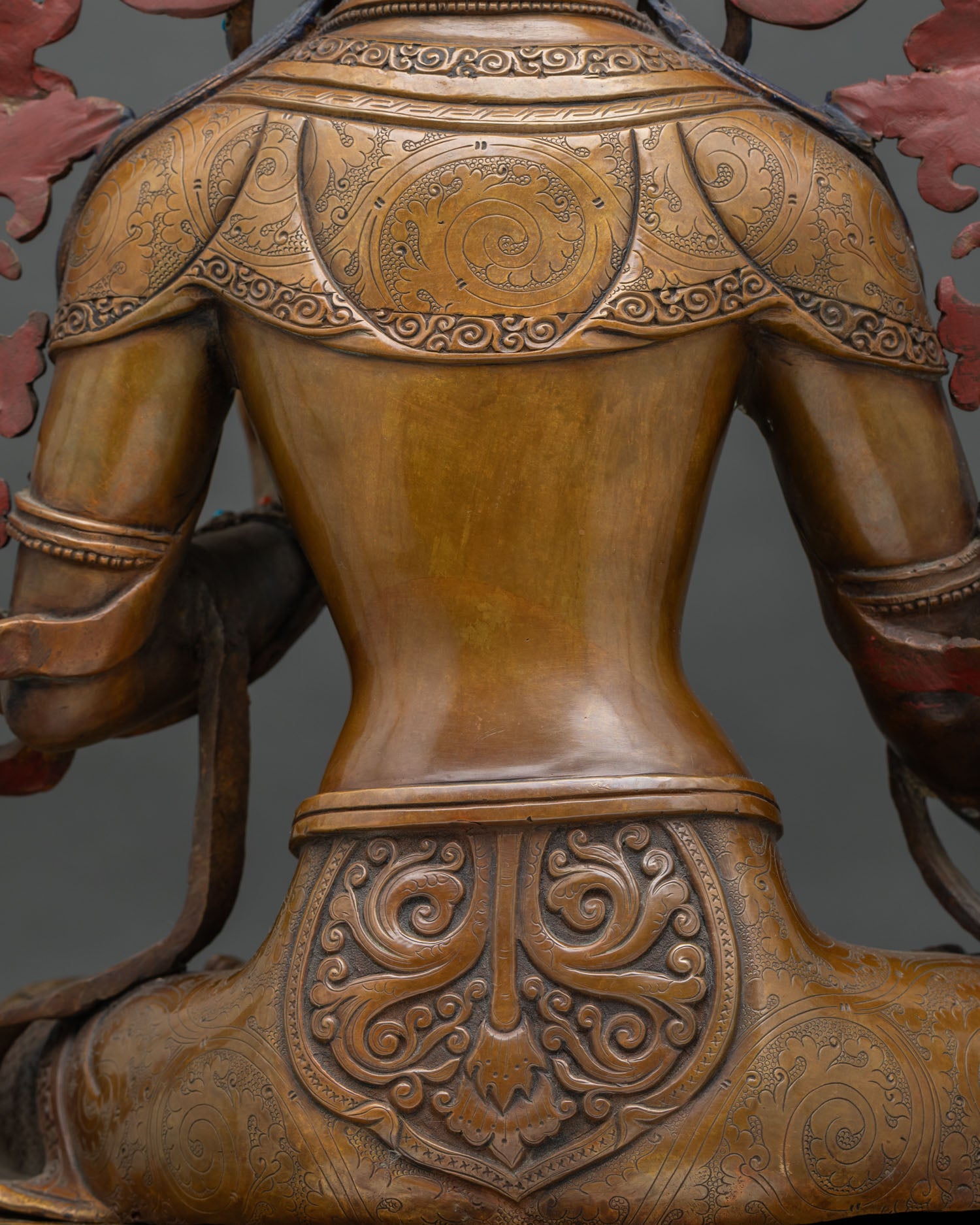 White Tara Oxidized Statue | Seven-Eyed Goddess of Longevity