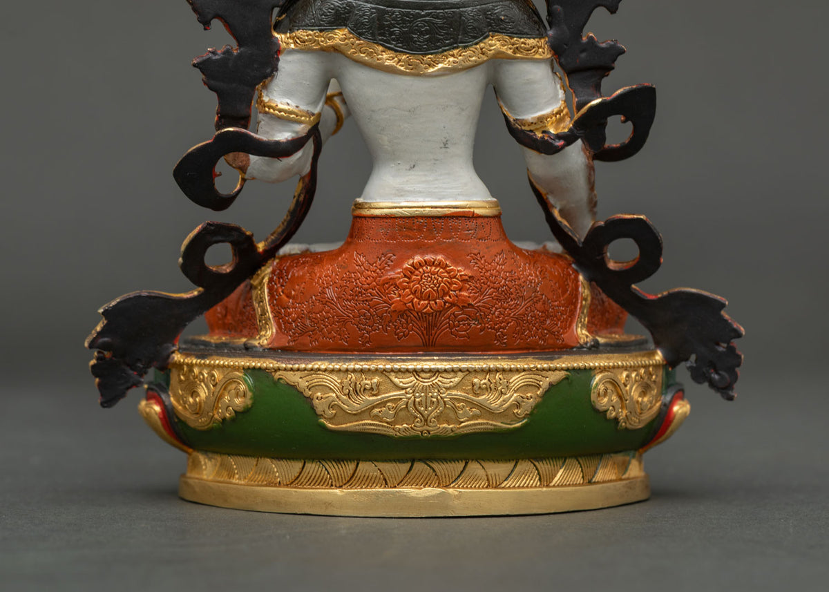 White Tara Statue | Sacred Buddhist Art for Peace and Healing