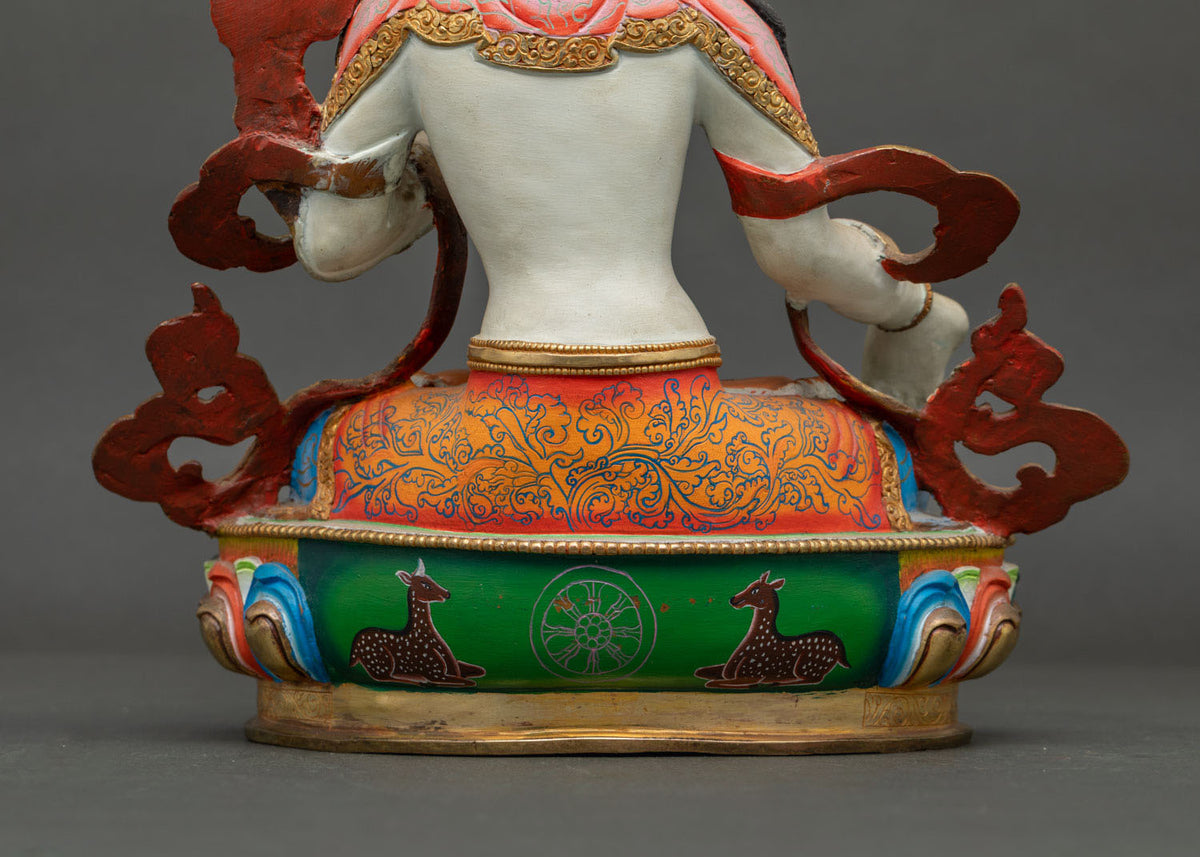 White Tara Statue | Handcrafted Buddhist Goddess of Compassion