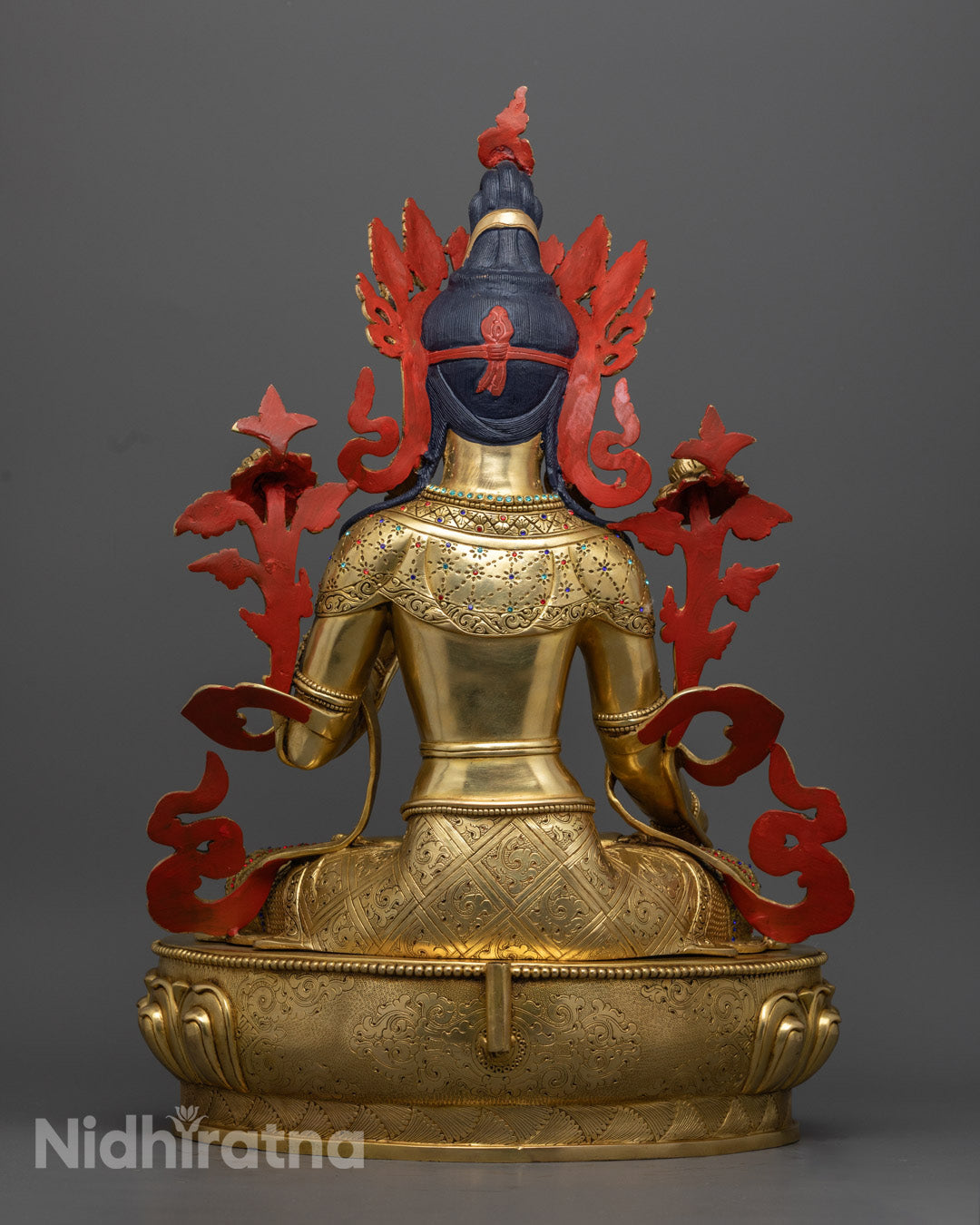 Handcrafted White Tara Statue from Nepal