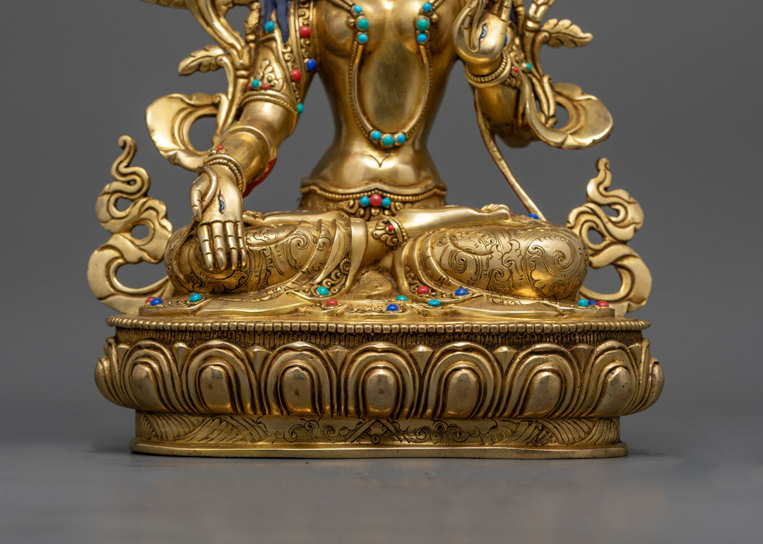 White Tara Statue | Tibetan Buddhist Goddess of Compassion