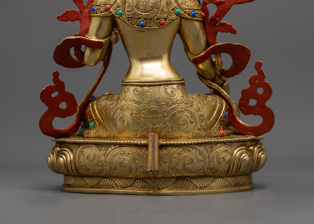 White Tara Statue | Tibetan Buddhist Goddess of Compassion