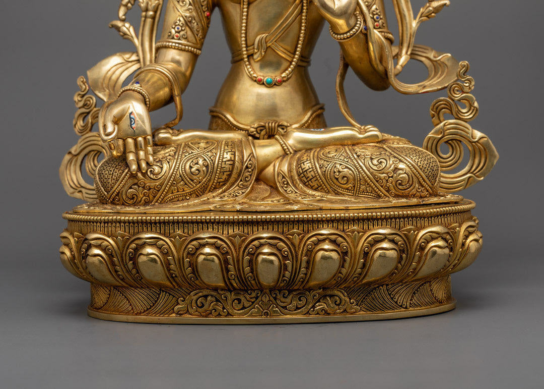 White Tara | Enlightened Feminine Buddha Statue
