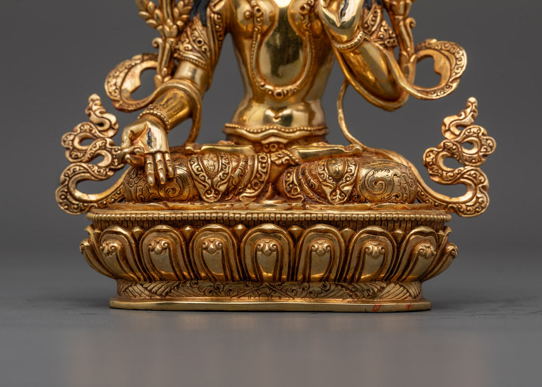 Handcrafted White Tara Statue | Symbol of Healing & Wisdom