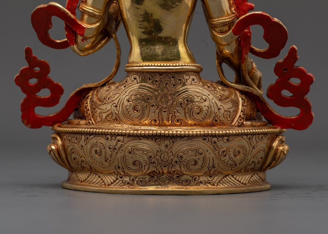 Handcrafted White Tara Statue | Symbol of Healing & Wisdom