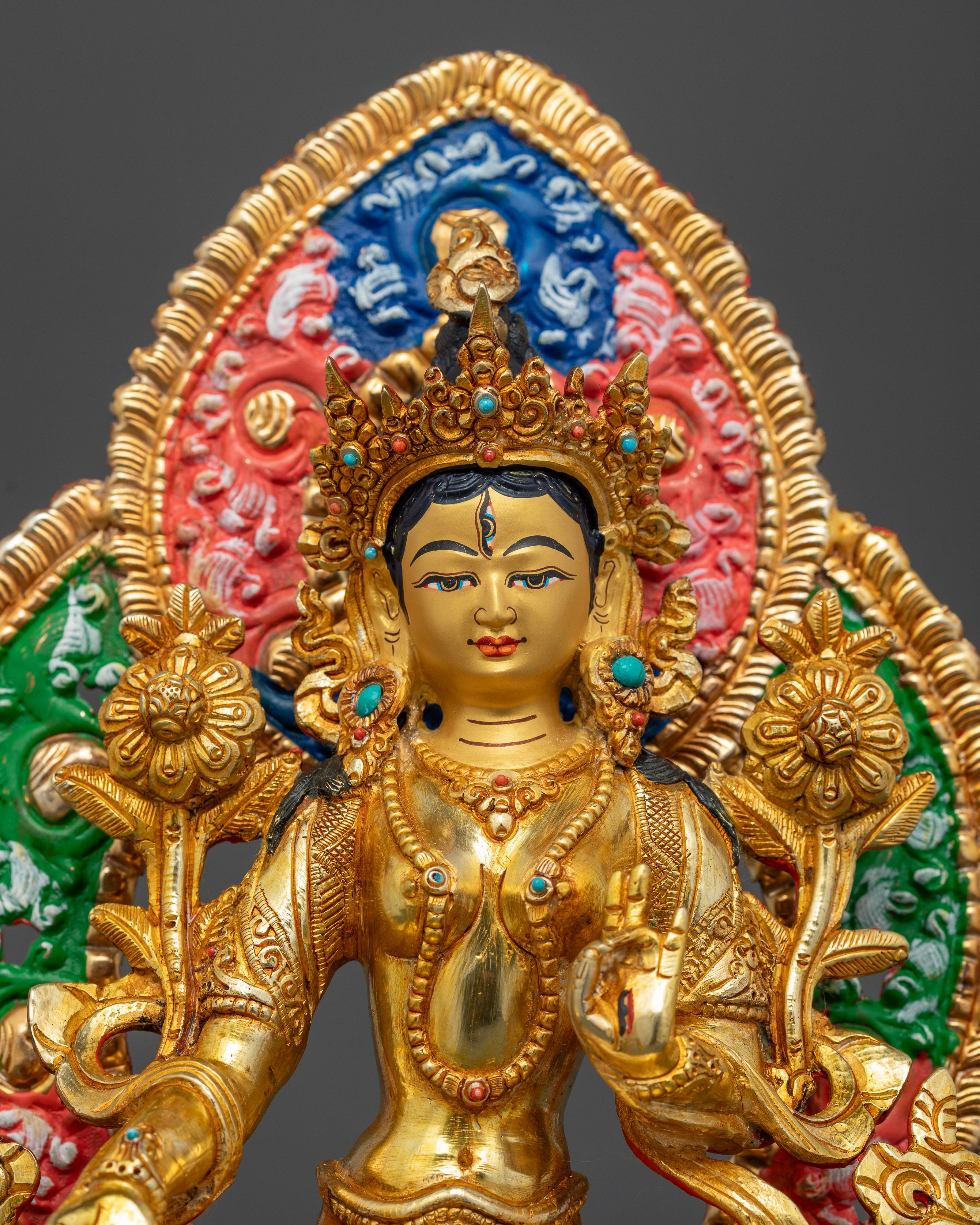 White Tara Goddess Statue