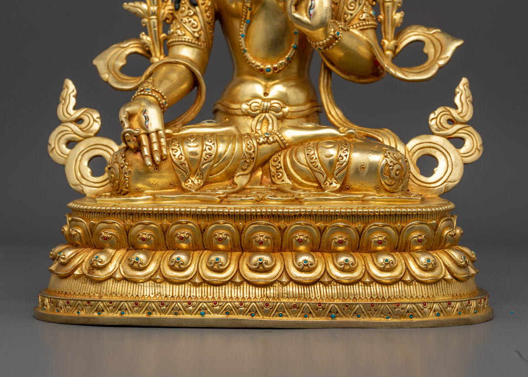 Buddhist White Tara Statue | Himalayan Sacred Art