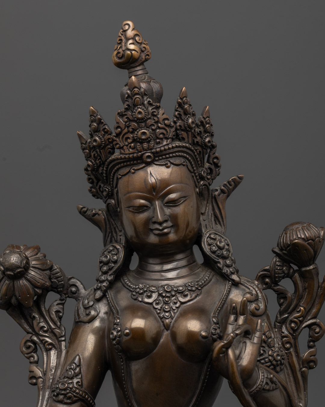 White Tara Statue | Traditional Tibetan Sculpture