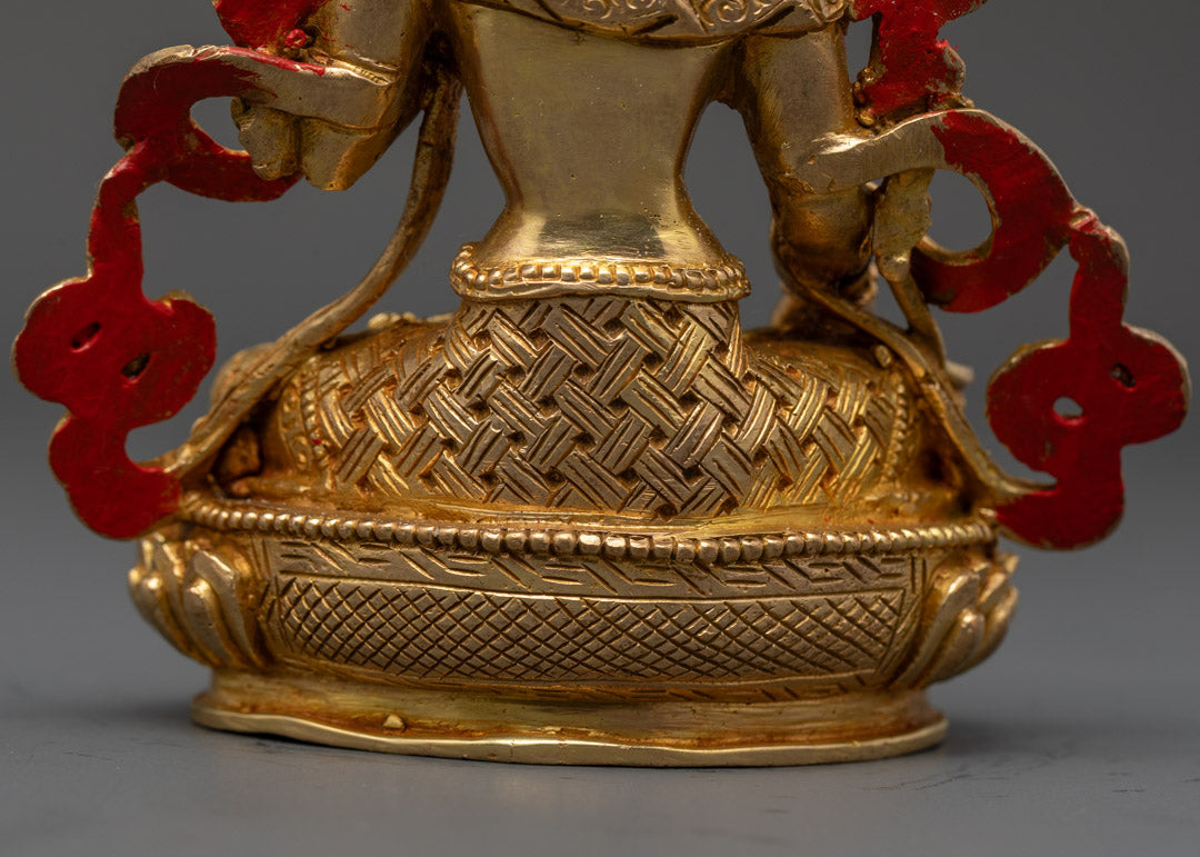Buddhist White Tara Statue | Traditional Art of Nepal