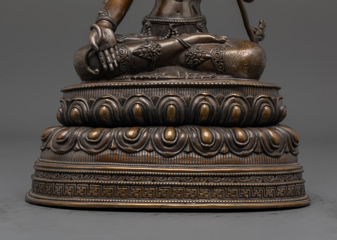 White Tara Statue | Traditional Tibetan Sculpture