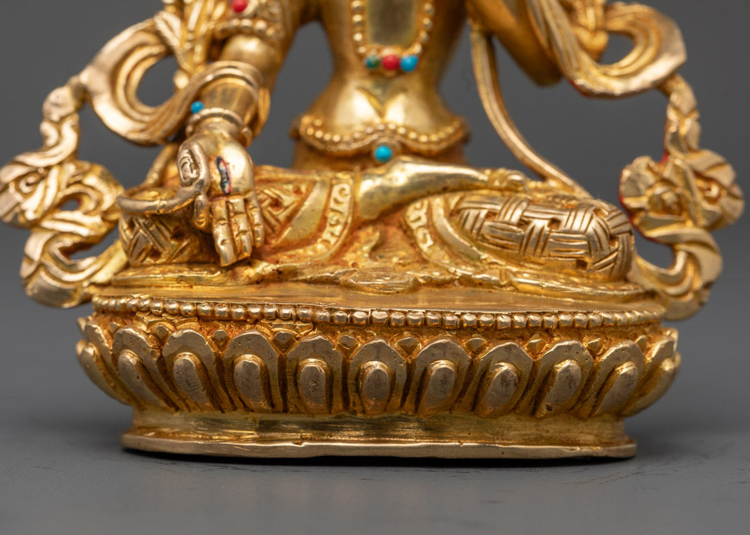 Buddhist White Tara Statue | Traditional Art of Nepal