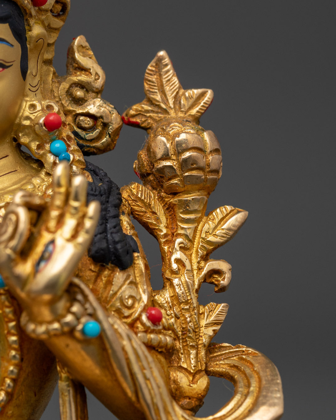 Buddhist White Tara Statue | Traditional Art of Nepal