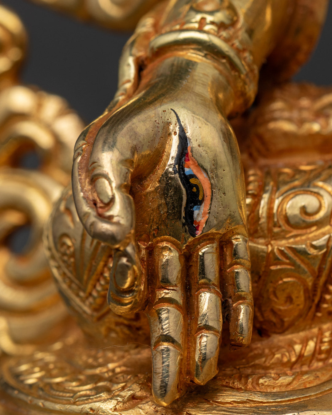 White Tara Statue | 24k Gold Gilded Buddhist Art