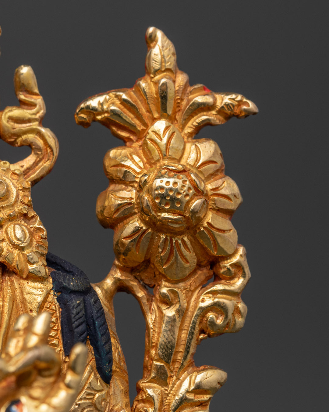 White Tara Statue | 24k Gold Gilded Buddhist Art