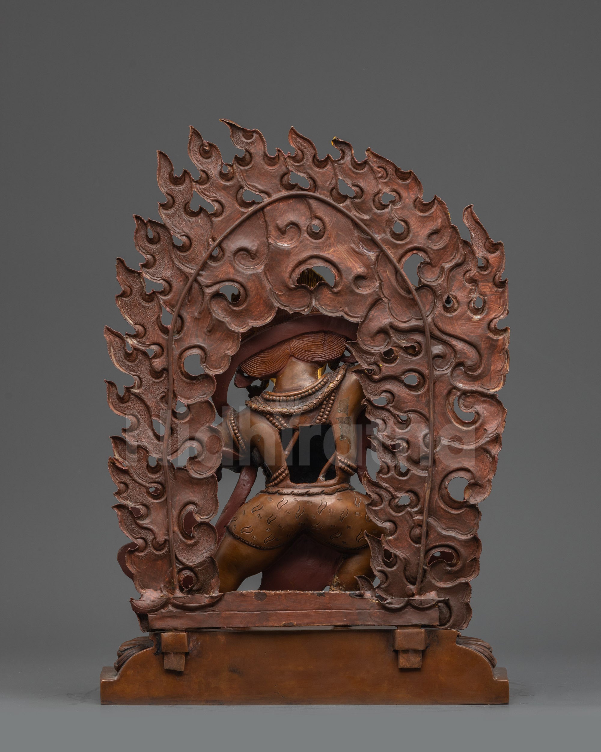 Wrathful Vajrapani Deity Statue for Home Altar and Sacred Space