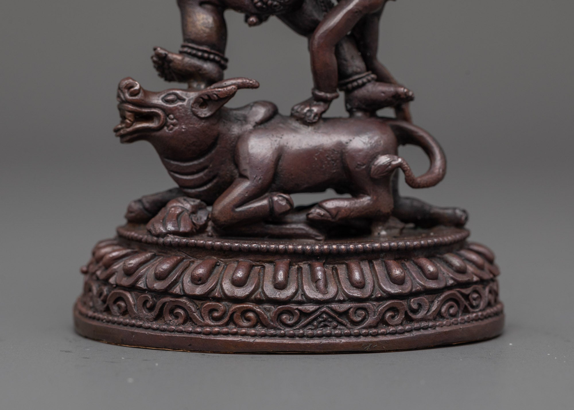 Yama Dharmaraja and Consort Statue | Tibetan Buddhist Sculpture