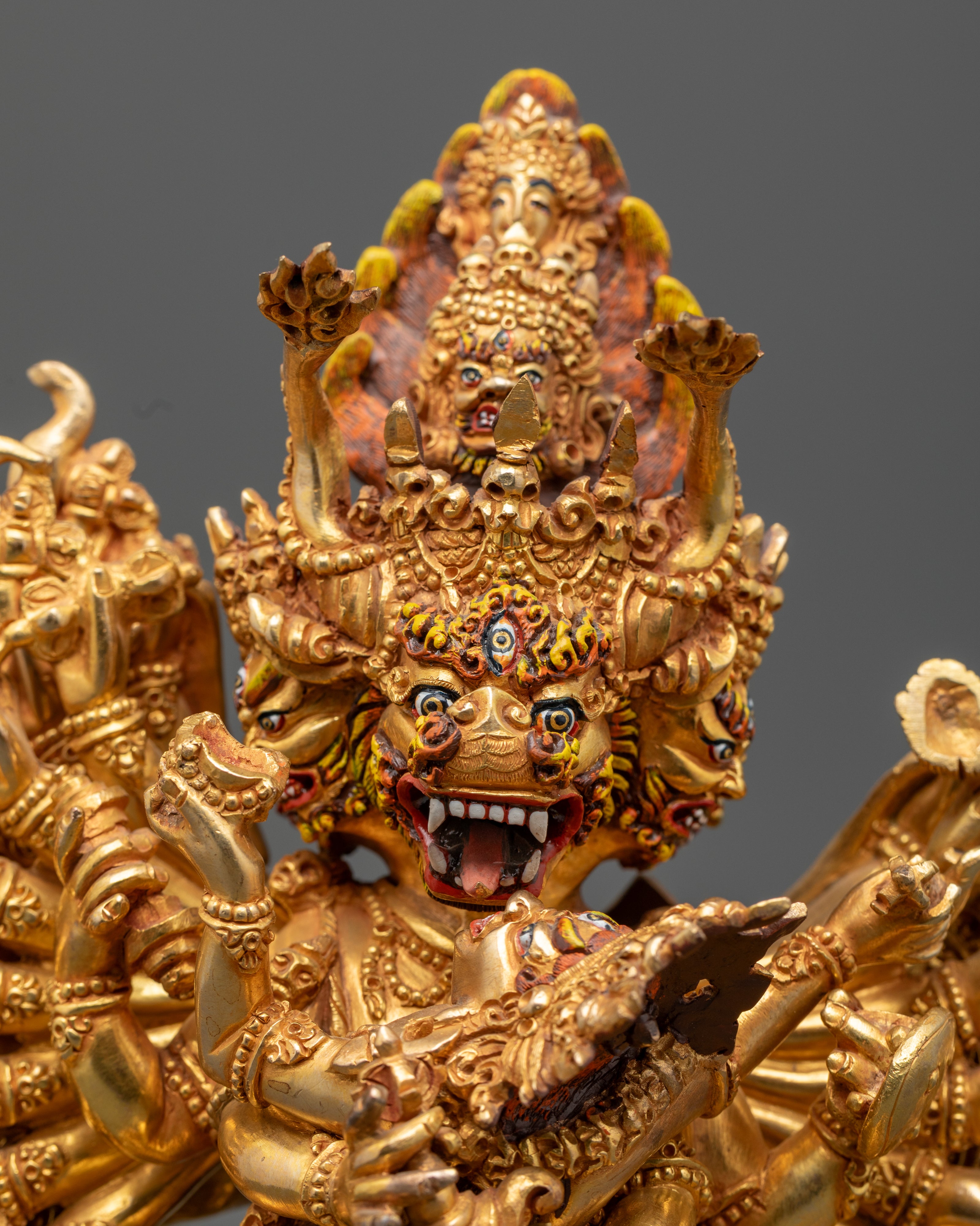 Yamantaka Heruka Statue | Sacred Tibetan Artwork