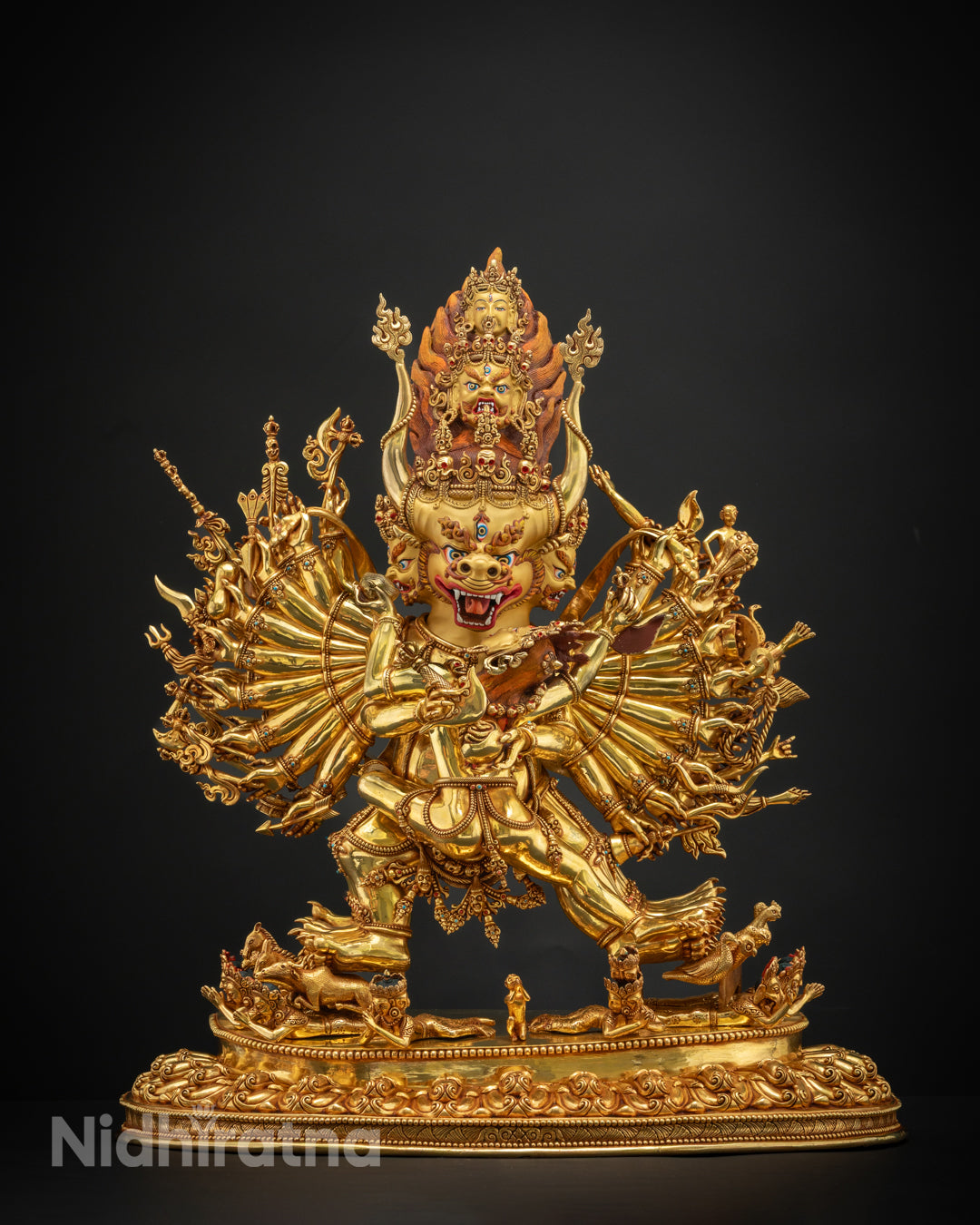 Sacred Yamantaka Statue | Tibetan Buddhist Wrathful Deity