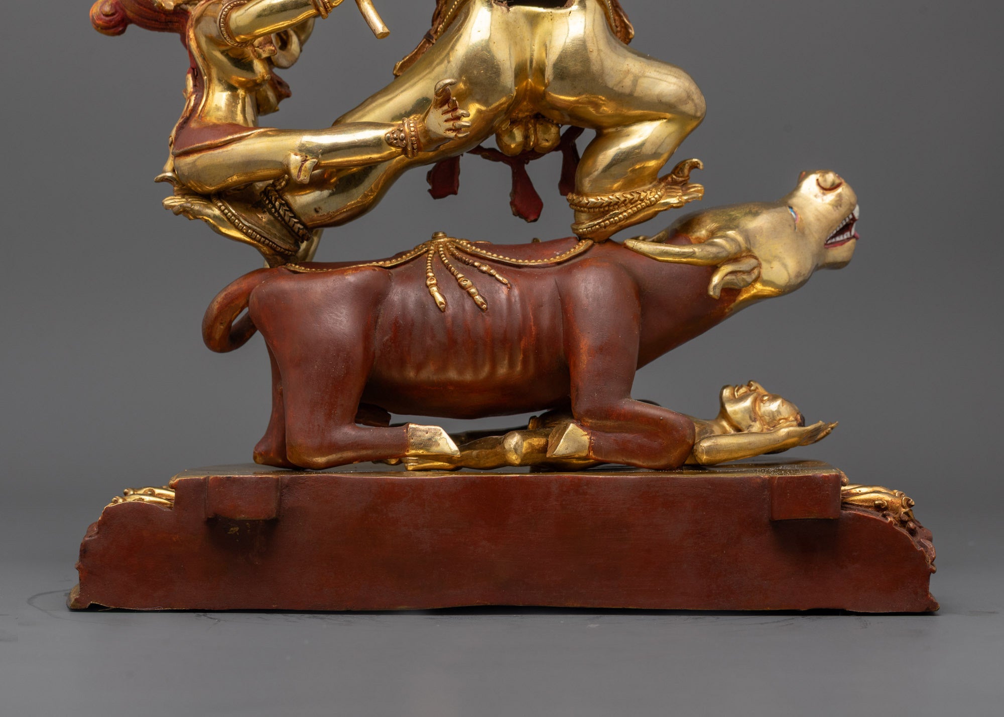 Vajrabhairava Yamantaka Consort Sculpture | Tibetan Protector Deity