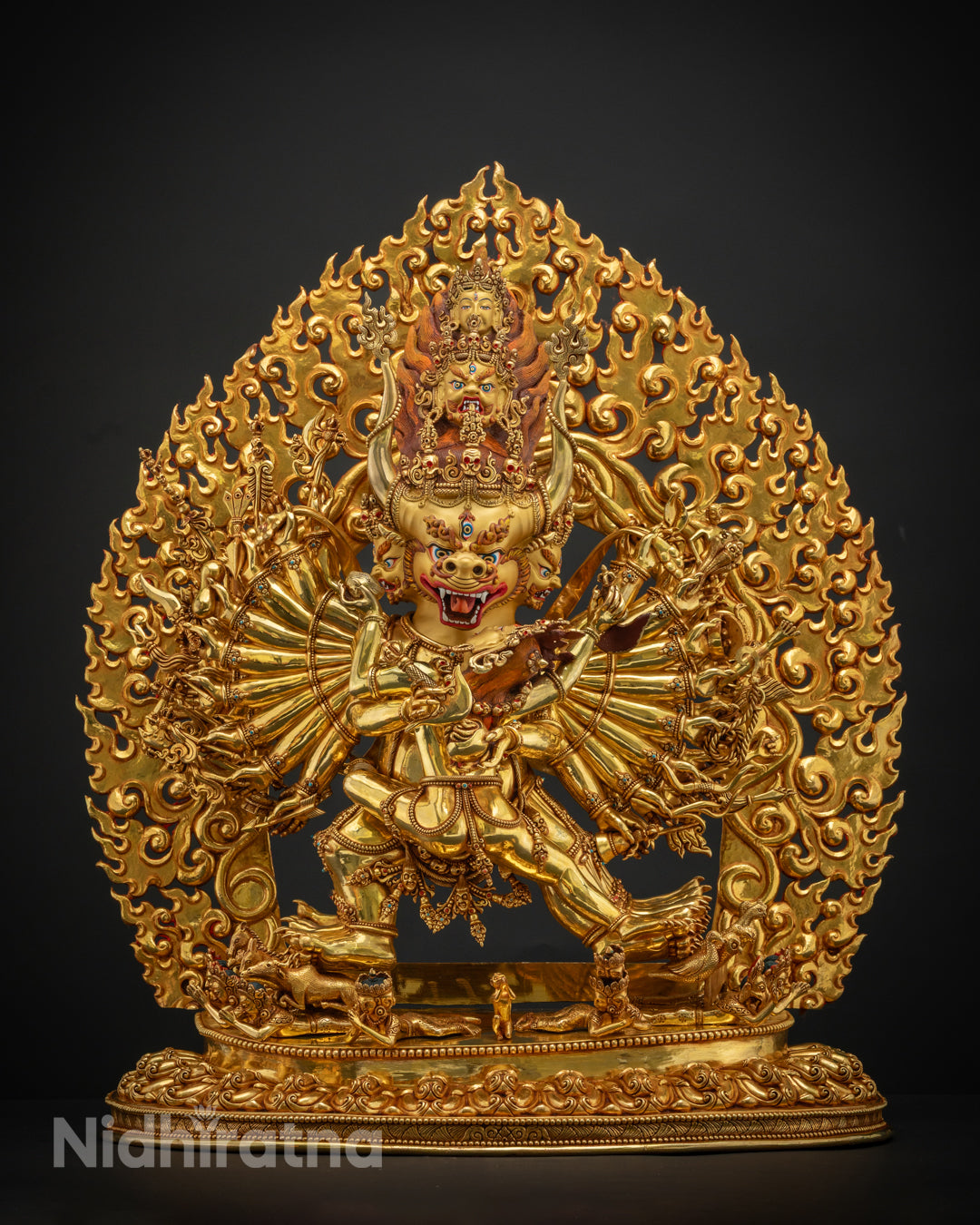 Sacred Yamantaka Statue | Tibetan Buddhist Wrathful Deity