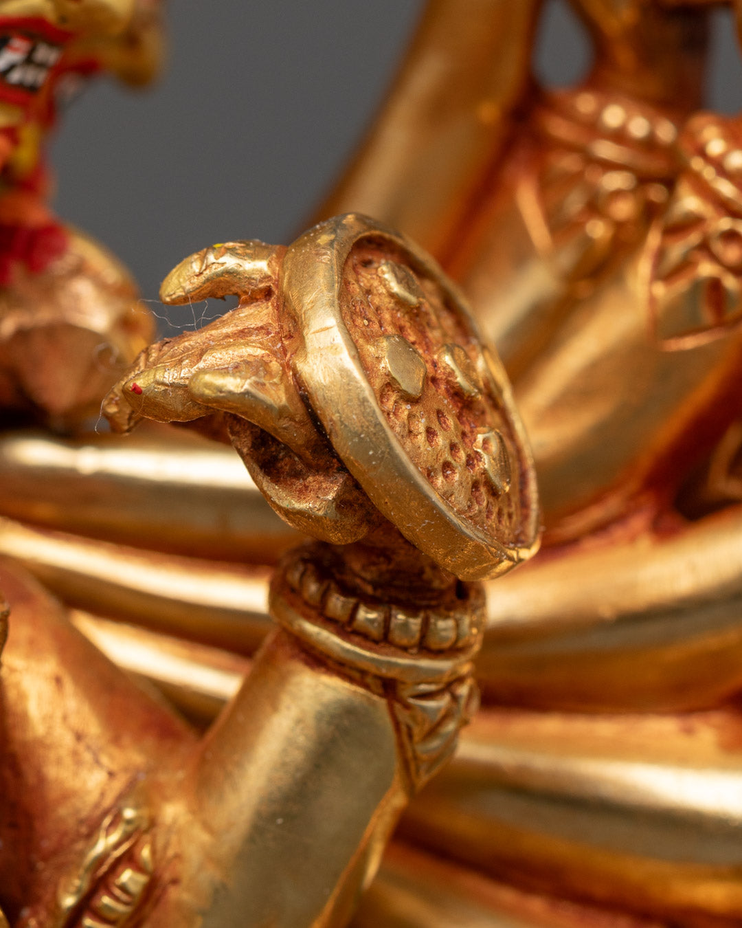 Nepalese Yamantaka Statue | Hand-Carved Copper Sculpture
