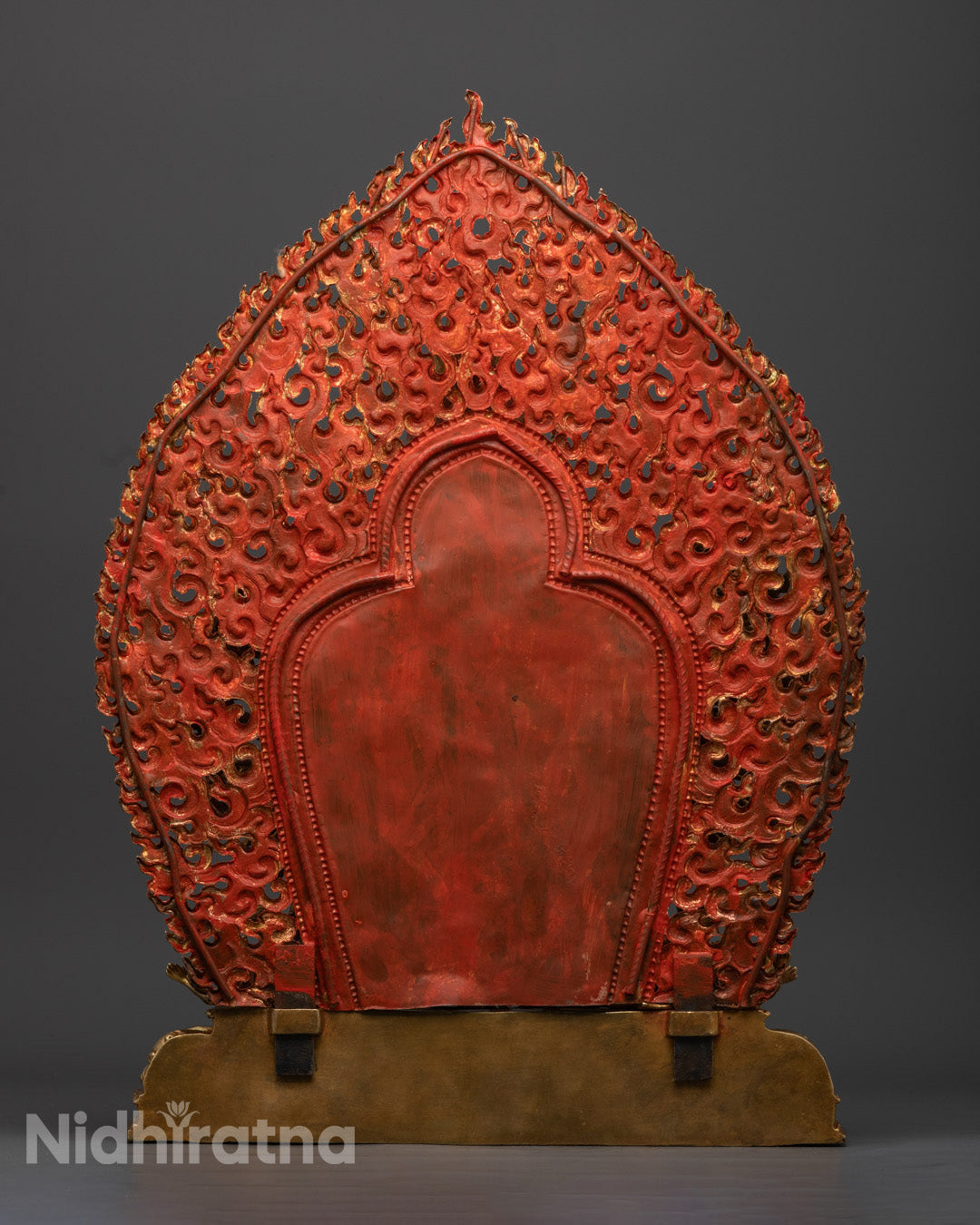 Hand-Carved Yamantaka Statue | 24k Gold Gilded Copper