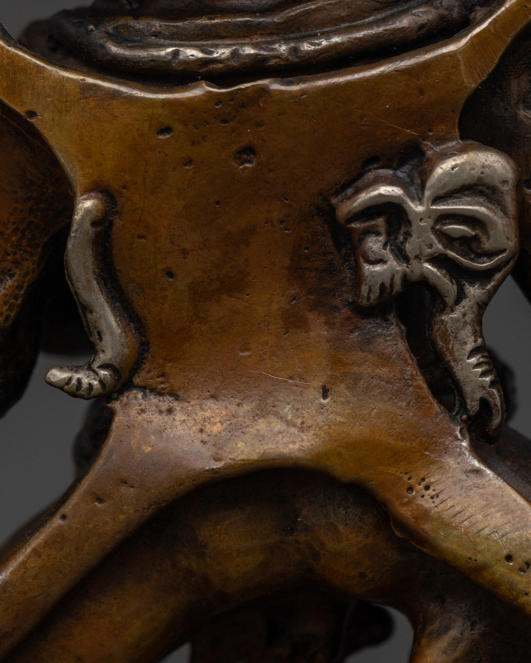 Yamantaka Oxidized Copper Statue | Handmade Spiritual Art from Nepal