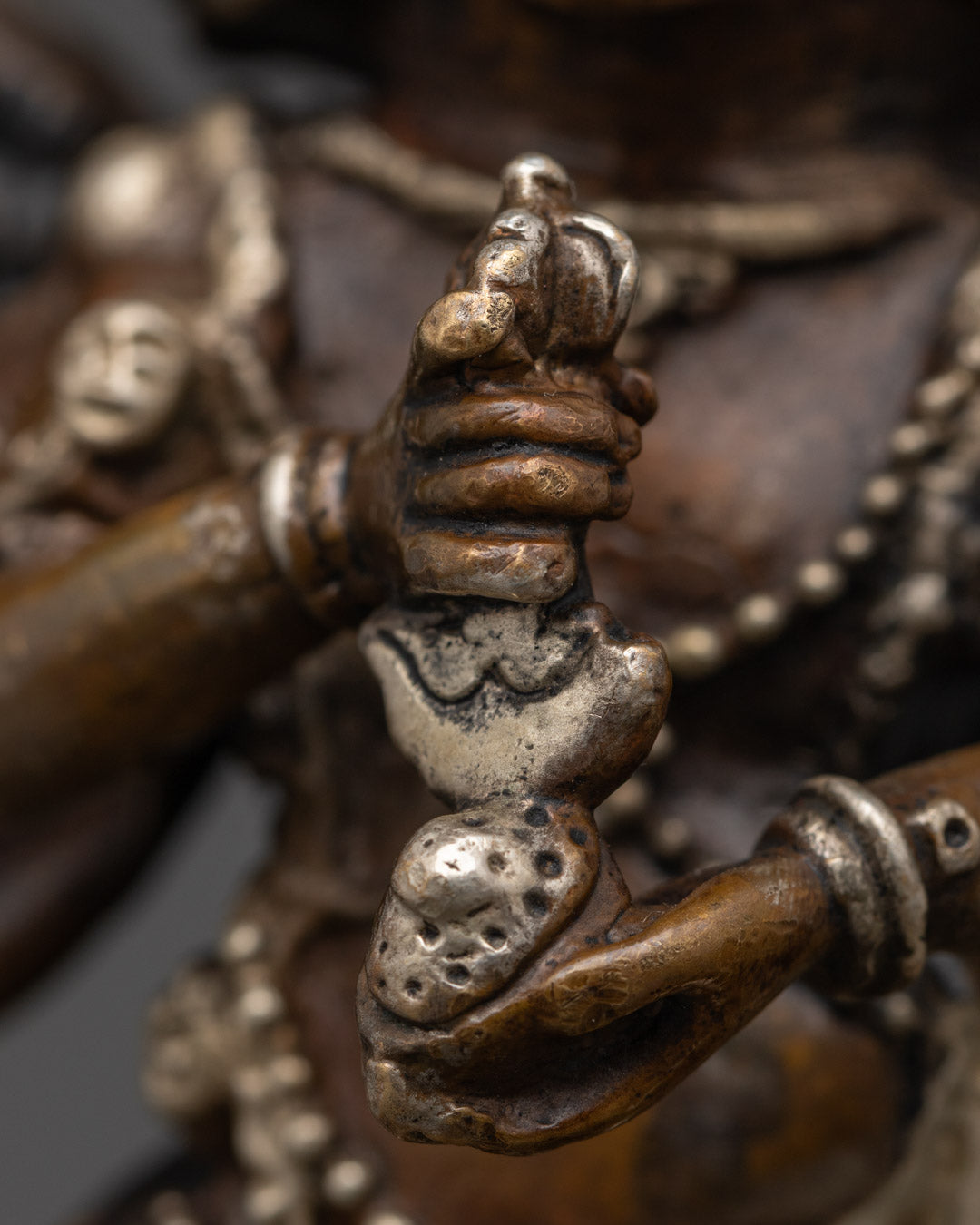 Yamantaka Oxidized Copper Statue | Handmade Spiritual Art from Nepal