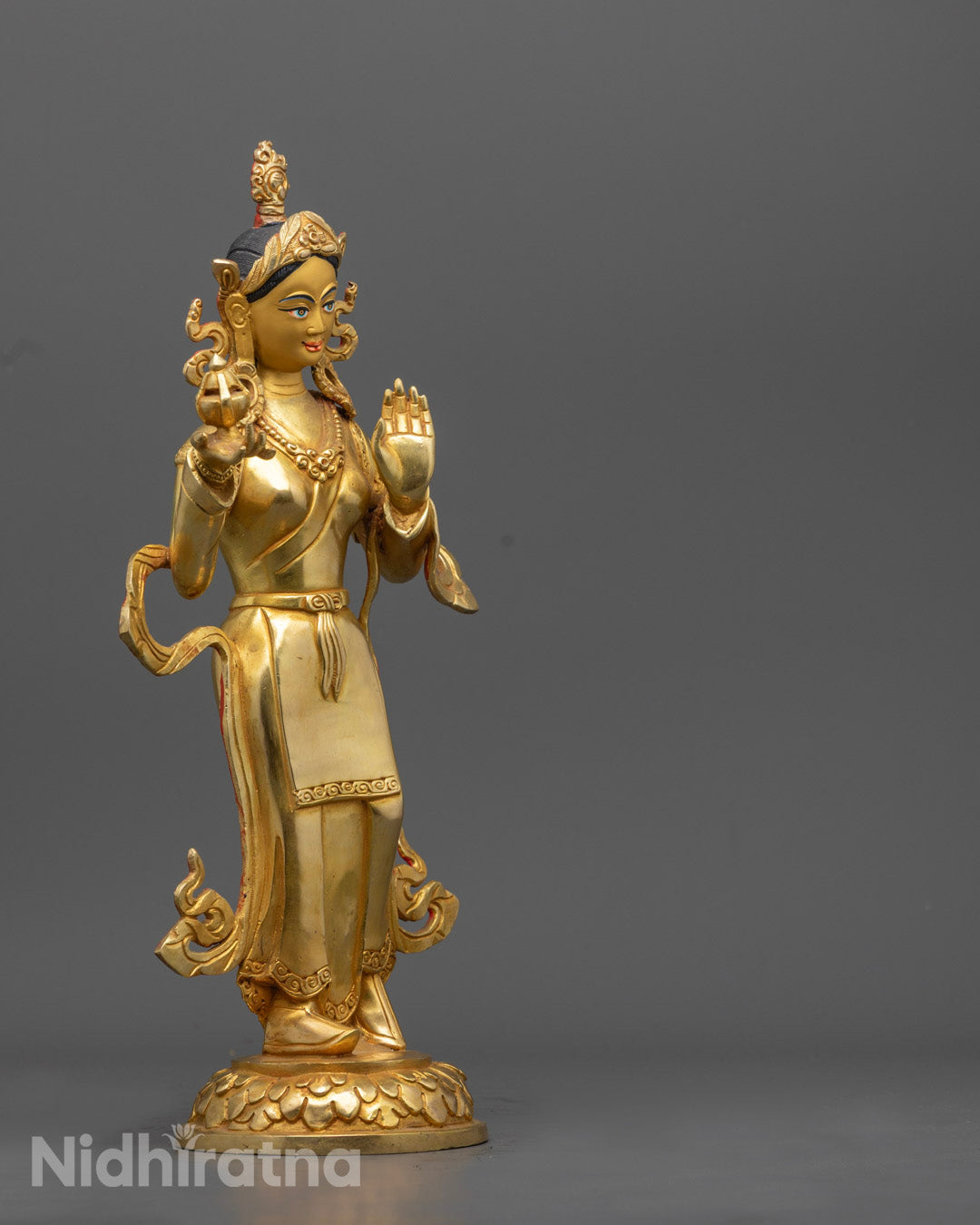 Divine Feminine Duo: Yeshe Tsogyal & Mandarva Statue Set