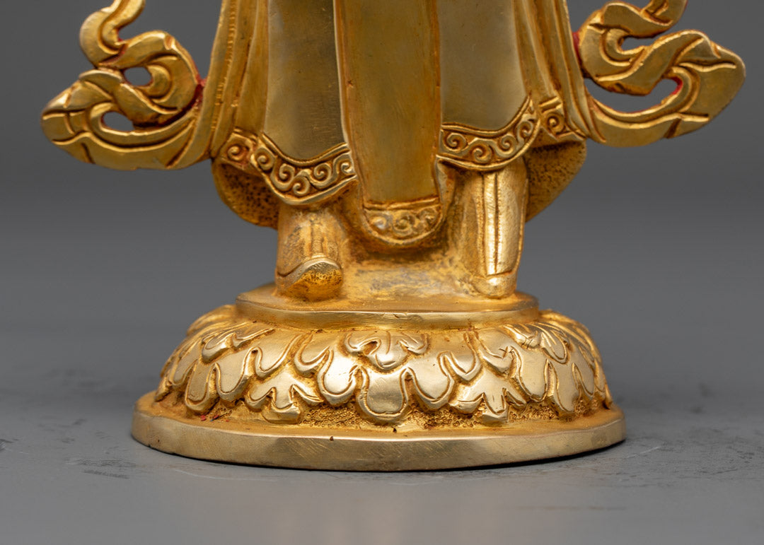 Buddhist Mandharva and yeshe tsyogal Statue