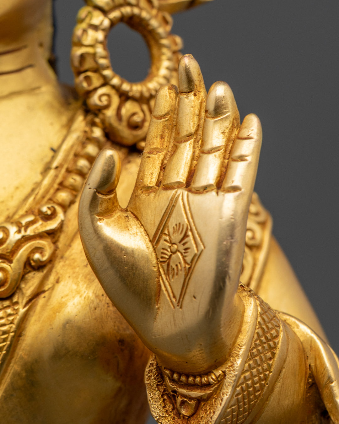 Buddhist Mandharva and yeshe tsyogal Statue