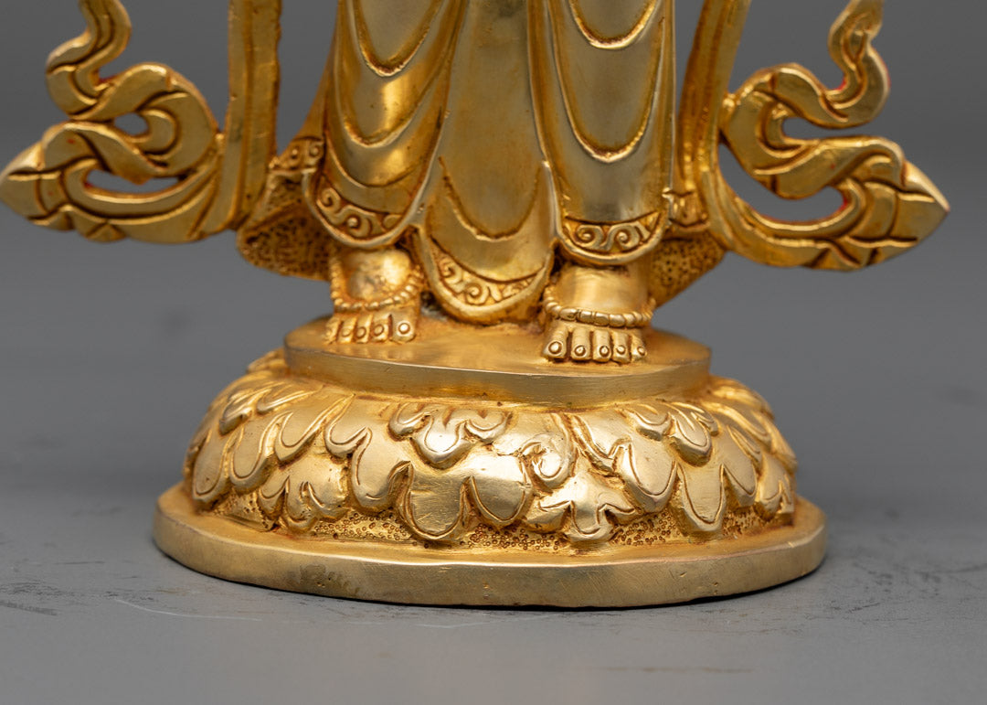 Buddhist Mandharva and yeshe tsyogal Statue