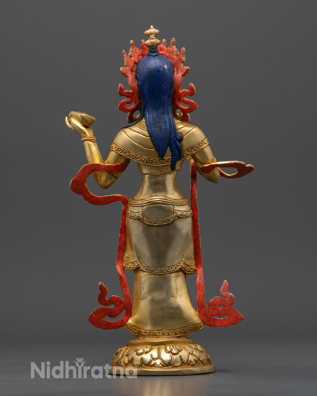 Buddhist Mandharva and yeshe tsyogal Statue