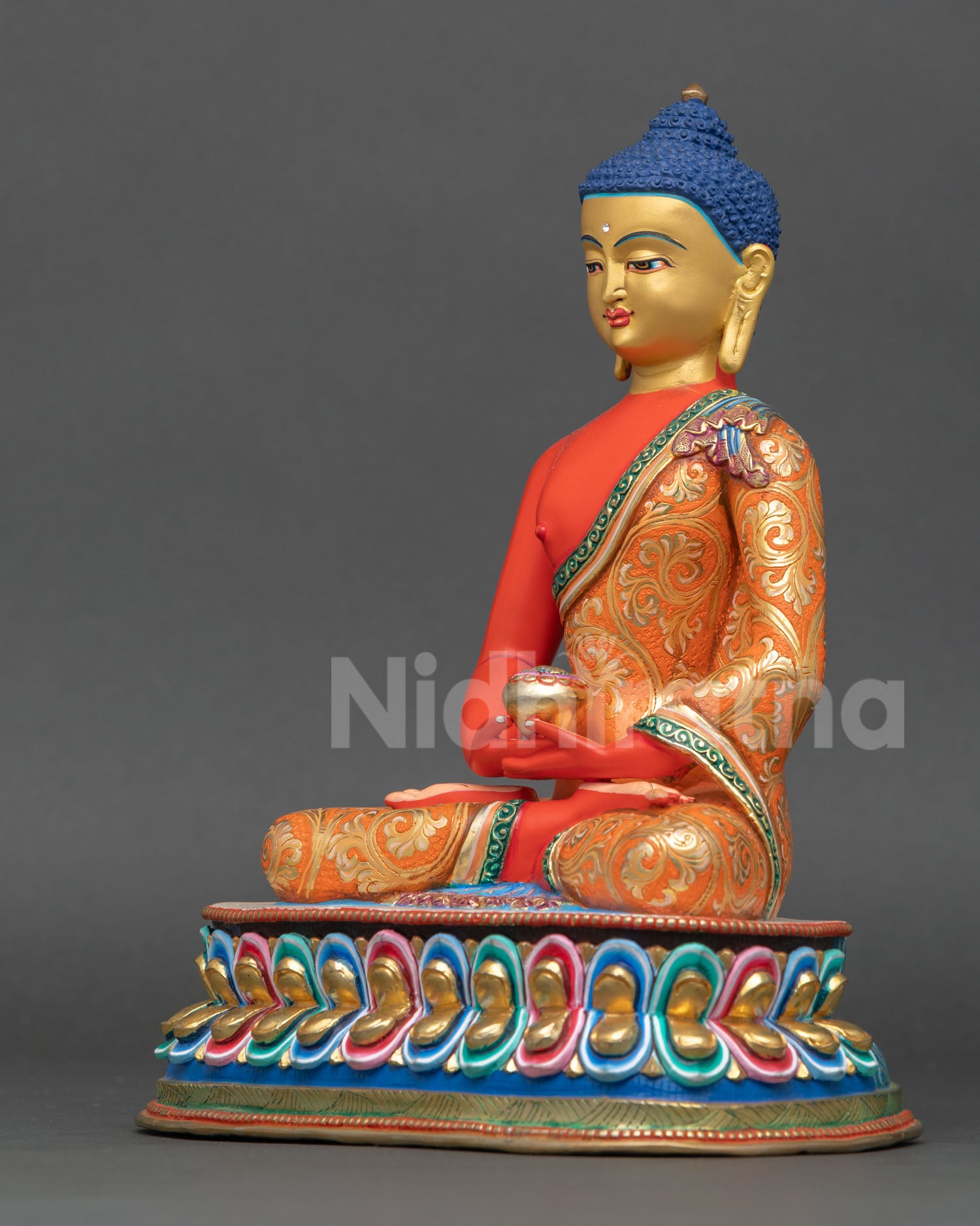 Amitabha Buddha Statue โ Buddhist Figurine for Home & Altar